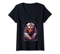 Womens Ramses II of Egypt V-Neck T-Shirt