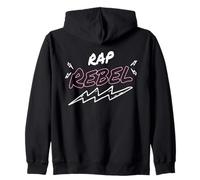 Womens Rap Rebel Stuff for Rap Music Lover | Rap Zip Hoodie