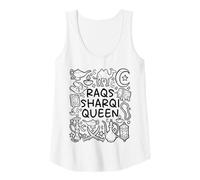 Womens Raqs Sharqi Queen - Belly Dance Royalty Tank Top