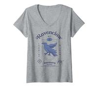 Womens Ravenclaw Wit Wisdom Learning Hogwarts Harry Potter New V-Neck T-Shirt