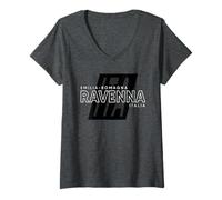 Womens Ravenna Emilia-Romagna Italia - Ravenna Italy Performance V-Neck T-Shirt