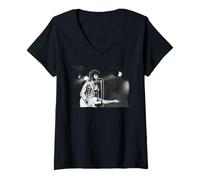 Womens Ray Dorset Singer Mungo Jerry Reading Fest 1972 V-Neck T-Shirt