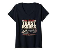 Women's RC Helicopter RC Heli Pilot Remote Control Heli Gift V-Neck T-Shirt
