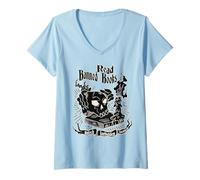 Women's Read Banned Books Unlock Forbidden Knowledge V-Neck T-Shirt
