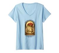 Women's Read Books Drink Martinis Dismantle Oppression Frog Tinis V-Neck T-Shirt