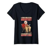 Womens Reading a Book One Of Life's Greatest Pleasures V-Neck T-Shirt