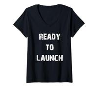 Womens Ready to Launch V-Neck T-Shirt