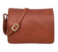 Womens Real Leather Cross Body Bag Flap over Shoulder Handbag Isadora