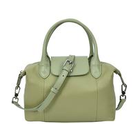Womens Real Leather Handbag Small Top-Handle Tote Style Quinn White House of Leather Mint Small