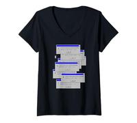 Women's Reality.exe Has Stopped Working Computer Error Weirdcore V-Neck T-Shirt