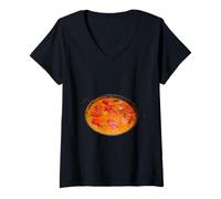 Womens Really Like Paella Spanish Food Tapas V-Neck T-Shirt