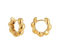 Women's Rectangular Zirconia Hoop Earrings Thick Chunky Copper European American Modern Fashion Jewelry Multicolor for Any Occasion (Style 5)