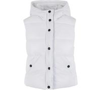 Women's recycled hooded sleeveless puffer jacket Urban Classics Sherpa Blanc S