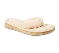 Women's Recycled Microterry Aster Thong with Enhanced Heel Cushion, Ewe, 8-9