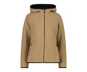 Women's recycled wooltech hoodie CMP Beige 2XS