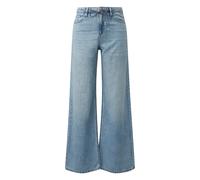 Women's Regular Cut Distressed Jeans with Fabric Belt s.Oliver Suri Bleu 36x32