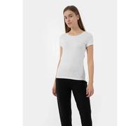 Women's regular plain T-shirt 4F 4FMM00TTSHF731-10S