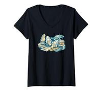 Women's Rehearsal Earplug Identity V-Neck T-Shirt