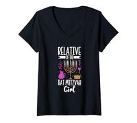 Womens Relative of the Bat Mitzvah V-Neck T-Shirt