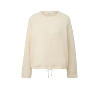 Women's Relaxed Fit Sweatshirt with Front and Back Print s.Oliver Beige 38
