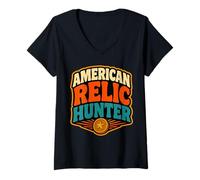 Women's Relic Metal Detectorist American Metal Detector V-Neck T-Shirt