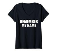 Women's Remember My Name V-Neck T-Shirt