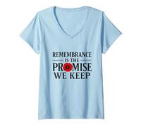 Women's Remembrance is the Promise We Keep A Debt that Can't V-Neck T-Shirt