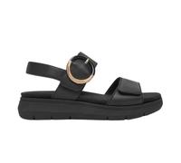 Remonte D2K50-00 Ladies Black Leather Touch Fastening Sandals (Black, UK Footwear Size System, Adult, Women, Numeric, Medium, 4)