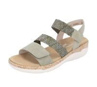 Remonte Women's Strappy Sandals R6861, Women's Sandals, Loose Insole, Green 52, 8 UK