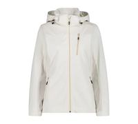 Women's Removable Hood Softshell Waterproof Jacket CMP Blanc 3XL