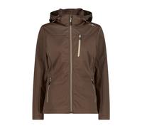 Women's Removable Hood Softshell Waterproof Jacket CMP Marron 2XS
