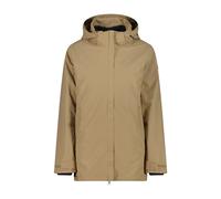Women's Removable Hooded Jacket with Lining CMP Beige XL