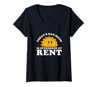 Women's Renter Renting Rent V-Neck T-Shirt