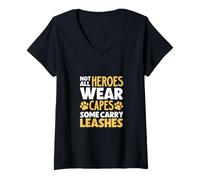 Womens Rescue Heroes - Dog Sitter V-Neck T-Shirt