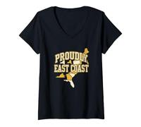 Women's Resident Proudly East Coast Atlantic Seaboard V-Neck T-Shirt