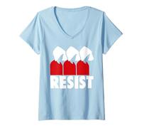 Womens Resist Pro Choice Pro Abortion V-Neck T-Shirt