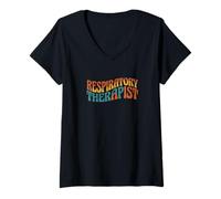 Women's Respiratory Therapist V-Neck T-Shirt