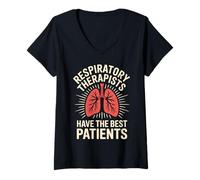 Womens Respiratory Therapists Have The Best Patients V-Neck T-Shirt