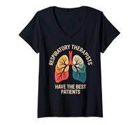 Womens Respiratory Therapists Have The Best Patients V-Neck T-Shirt