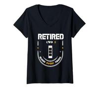 Womens Retired 2022 Chief Warrant Officer 3 V-Neck T-Shirt