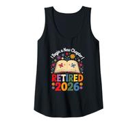 Womens Retired 2026 I Begin A New Chapter Retirement Starts Now Tank Top
