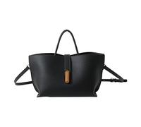 Women's Retro 2025 Shoulder Shoulder Bag Large Capacity Hand Shopping Bag Bags Storage Box, black, One Size