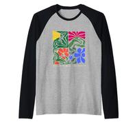 Women's Retro Boho Floral Christian Saying Come Follow Me Raglan Baseball Tee