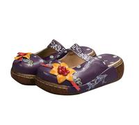 Womens Retro Closed Toe Clogs Slider UK Sale Clearance Ladies Platform Sandals House Slippers Slip On Garden Clog Summer Beach Mule Slingback Sandal Casual Outdoor Mules Backless Kitchen Slipper
