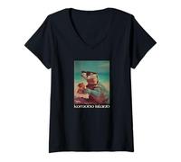 Women's Retro Komodo Island V-Neck T-Shirt