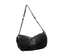 Women's Retro Large Jean Shoulder Bag Fashionable Casual Crossbody Purse Shopper Bags Satchel for Various Occasion, Black, Bohemian