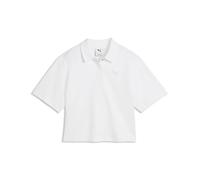 Women's Retro Polo Neck T-Shirt Puma Blanc M