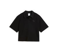 Women's Retro Polo Neck T-Shirt Puma Noir S
