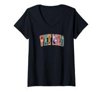 Women's Retro Vet Med Veterinary Medicine Student V-Neck T-Shirt