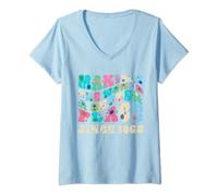 Womens Retro vintage making the world a better place since 1965 V-Neck T-Shirt